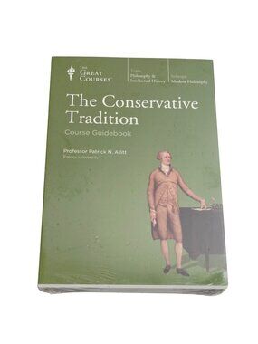 The Great Courses The Conservative Tradition Guidebook DVD Sealed 2009 Allitt